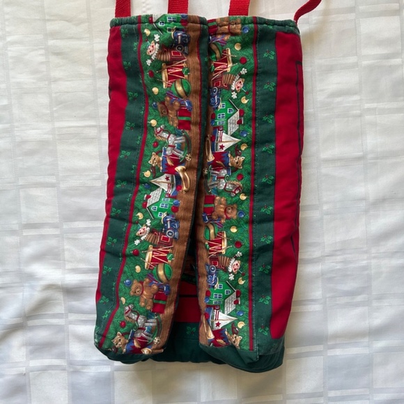 Santa Claus Handmade Christmas Tote Bag - Picture 8 of 11